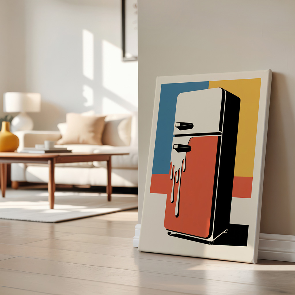 Refrigerator Wall Print, Pop Art Kitchen Poster - Image 2
