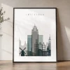 Amsterdam Wall Art Print — Skyline Poster | ArtPrintsVicky