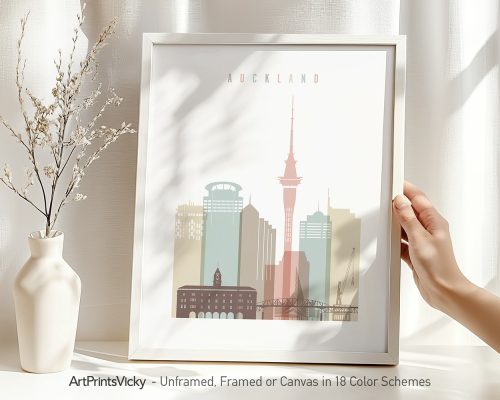 Alternative view of Auckland Skyline Canvas Print
