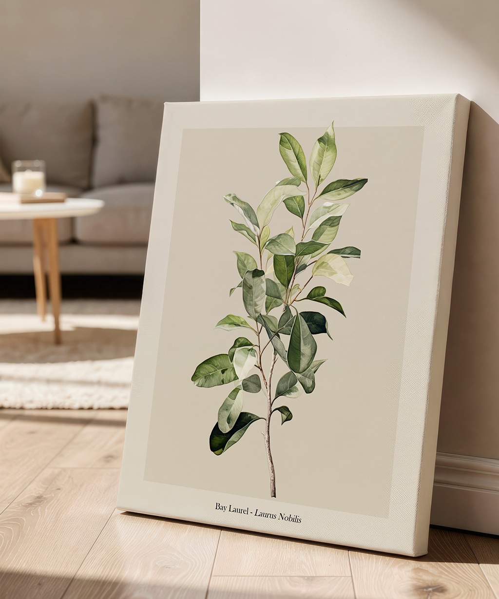 Bay Laurel Print Botanical Wall Art Poster - Image 4
