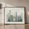 Beijing Skyline Poster | ArtPrintsVicky