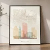 Belfast City Map Prints | ArtPrintsVicky