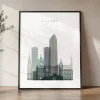 Bilbao Skyline Wall Prints Home Decor Art | ArtPrintsVicky