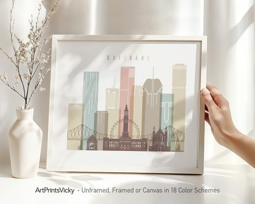 Alternative view of Brisbane Wall Prints for Bedroom