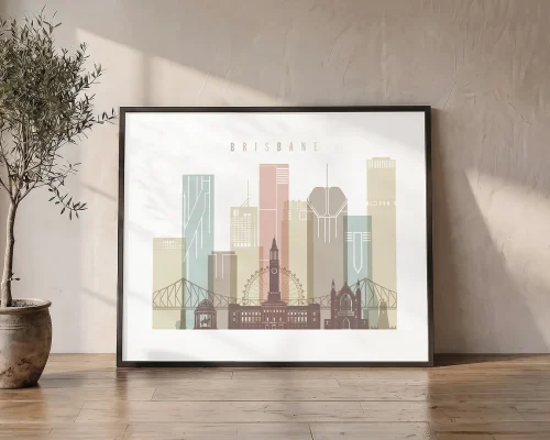 Brisbane Wall Prints for Bedroom | ArtPrintsVicky