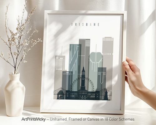 Alternative view of Brisbane Wall Prints for Living Room