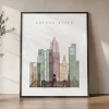 Buenos Aires Skyline Wall Art Watercolor Print | ArtPrintsVicky