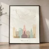 Buffalo Ny City Map Prints | ArtPrintsVicky