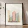 Cardiff Wales Skyline Art Print Framed Wall Decor | ArtPrintsVicky