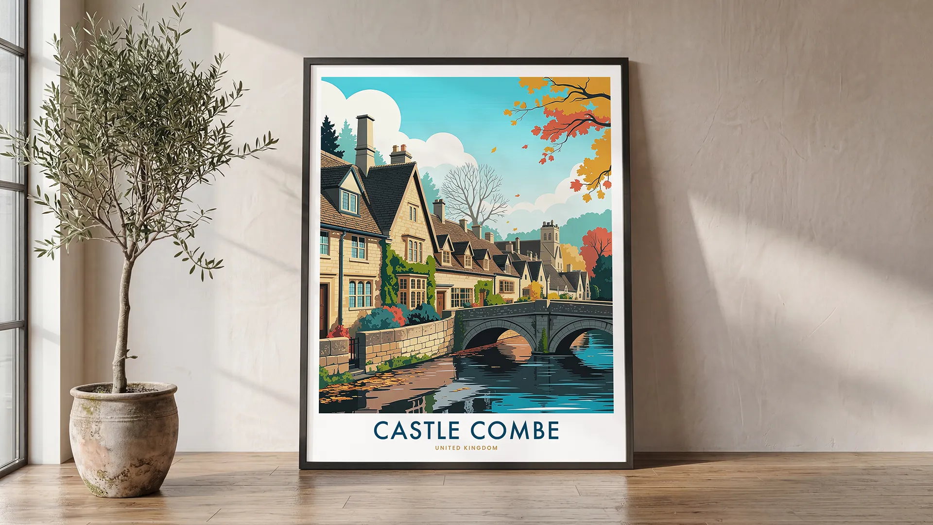 Castle Combe England Travel Print | ArtPrintsVicky