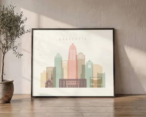 Charlotte Wall Art Poster | ArtPrintsVicky