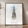 Chrysler Building Nyc Print Urban Edgechrysler Building Nyc Print Urban Edge | ArtPrintsVicky