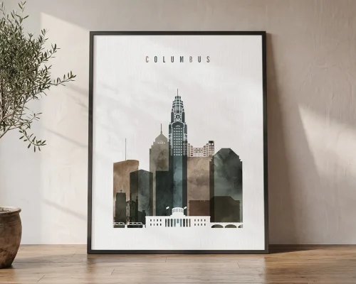 Columbus Oh Wall Art Prints | ArtPrintsVicky