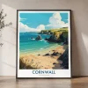Cornwall Travel Print – England Wall Art Poster | ArtPrintsVicky