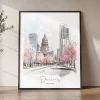 Denver Skyline Drawing — Sketch Wall Art Print | ArtPrintsVicky