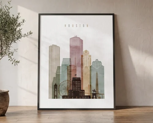 Houston 1w | ArtPrintsVicky