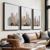 Melbourne 3 Piece Framed Wall Art Gallery Set | ArtPrintsVicky