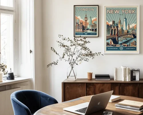 Retro Posters Wall Art