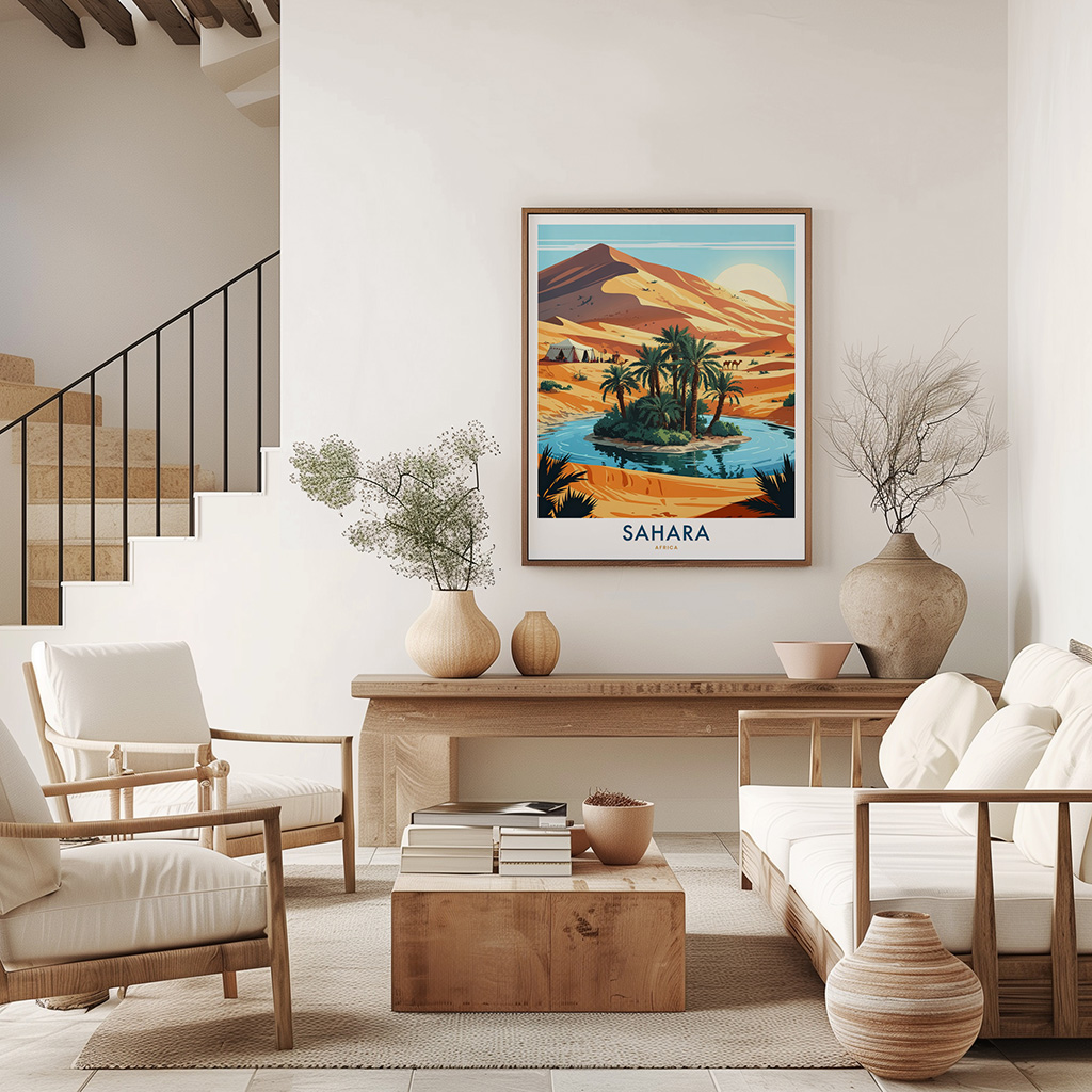 Sahara Desert Travel Print - Image 3
