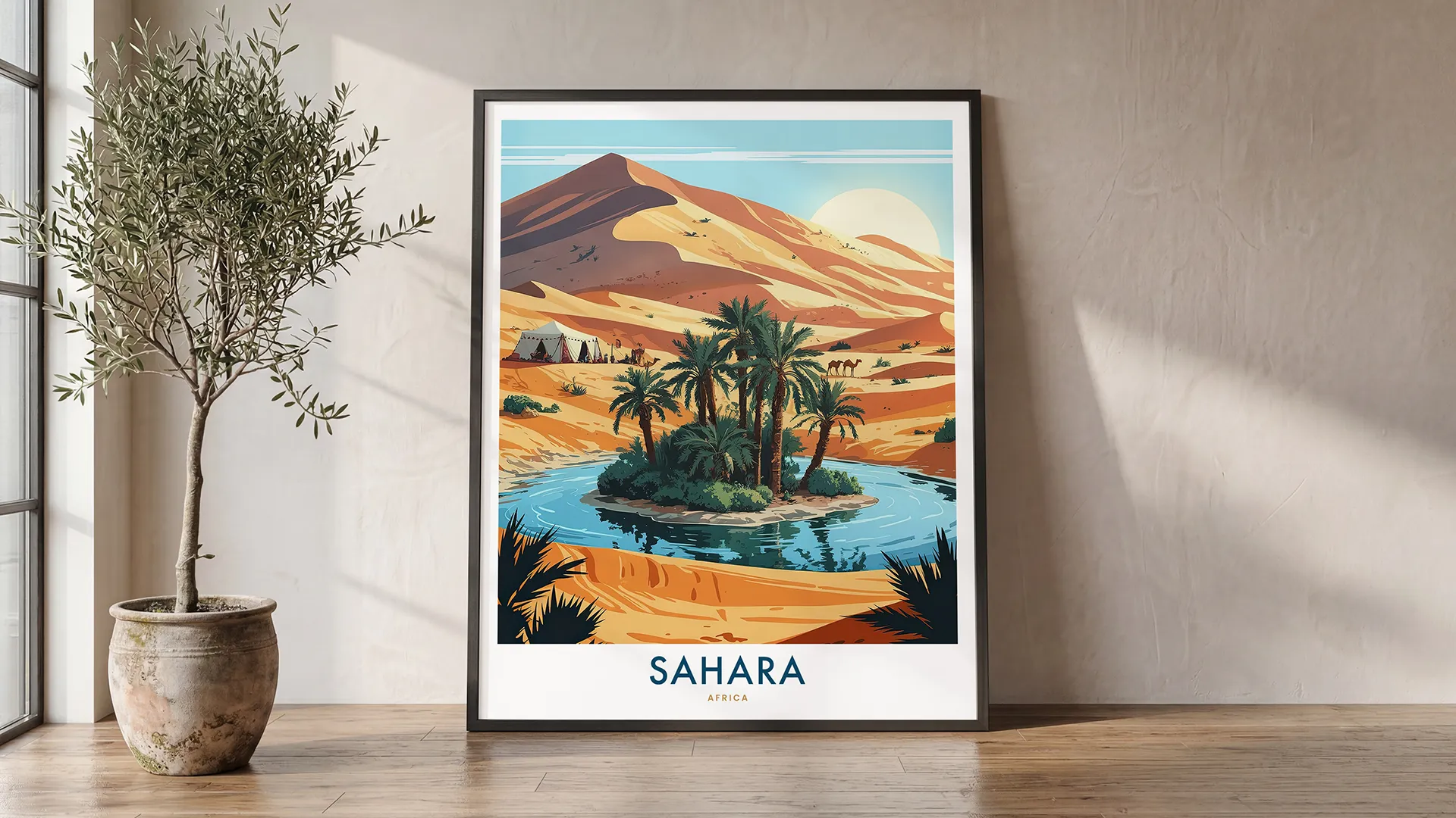 Sahara Desert Travel Print | ArtPrintsVicky
