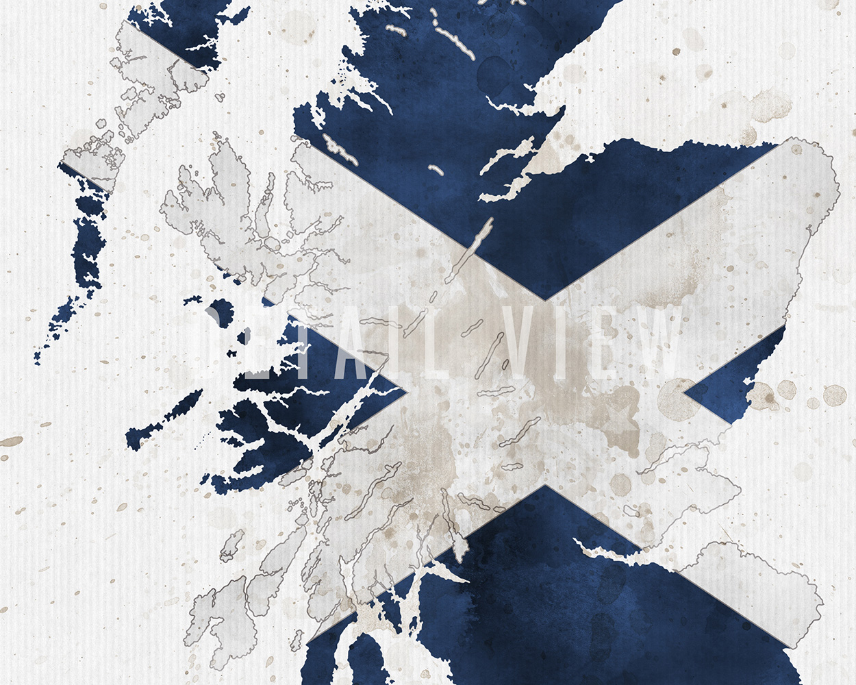 Scotland Map Flag Poster, Scottish Wall Art - Image 4