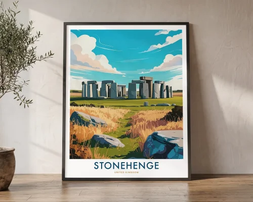 Stonehenge England Travel Print | ArtPrintsVicky