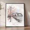 Sydney Skyline Wall Art Print — Modern Poster | ArtPrintsVicky