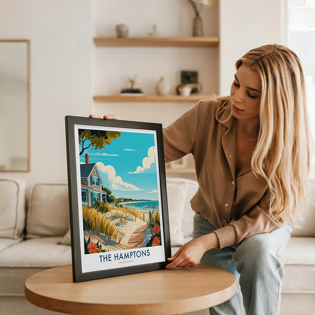 The Hamptons Coastal Art Print - Image 5
