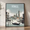 Venice Travel Poster Wall Art Print | ArtPrintsVicky