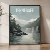 Volunteer State Tennessees Natural Poster | ArtPrintsVicky