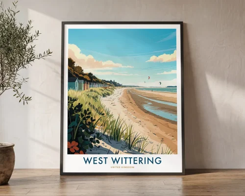 West Wittering England Travel Print | ArtPrintsVicky