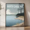 Wild Wonders a North Carolina Landscape Poster | ArtPrintsVicky