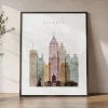 Atlanta Wall Art Poster — Watercolor Print | ArtPrintsVicky